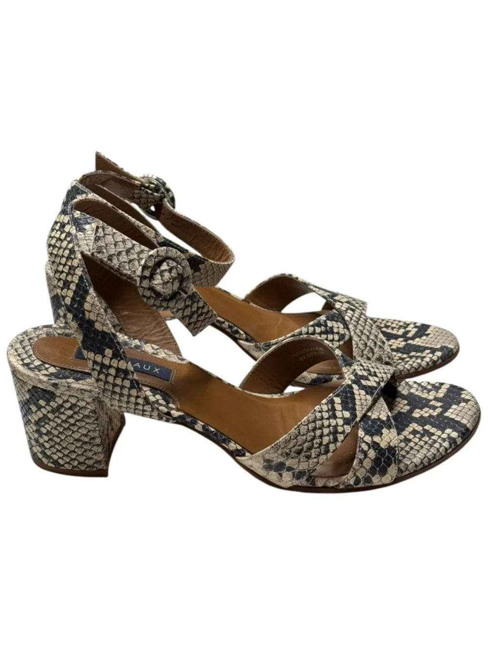 VHTF: Margaux 𓀬 The City Sandal 𓀬 Python Embossed 𓀬 40N 9N 9.5N 𓀬 Best Seller 𓀬